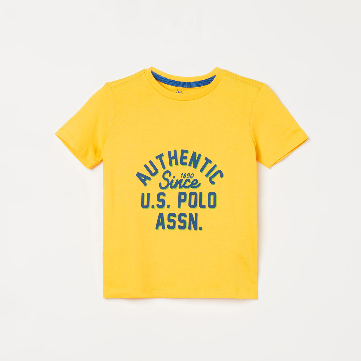 U.S. POLO ASSN. KIDS Boys Printed Round Neck T-shirt