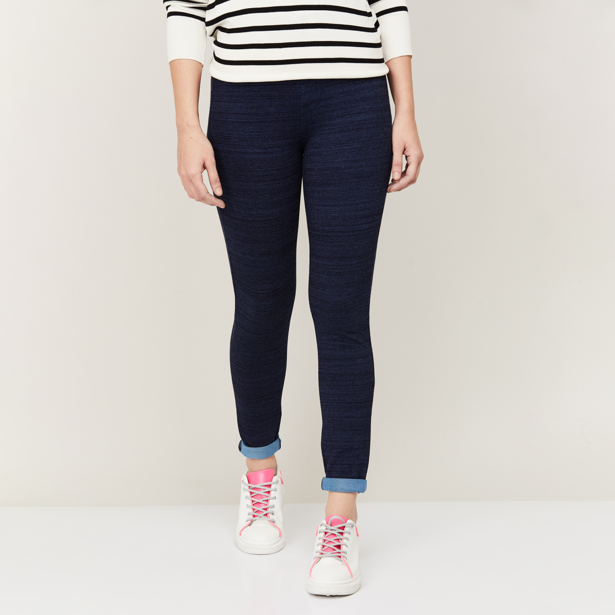 Buy XPOSE Women Navy Jeggings (32) l Womens Jeans l Girls jeans l