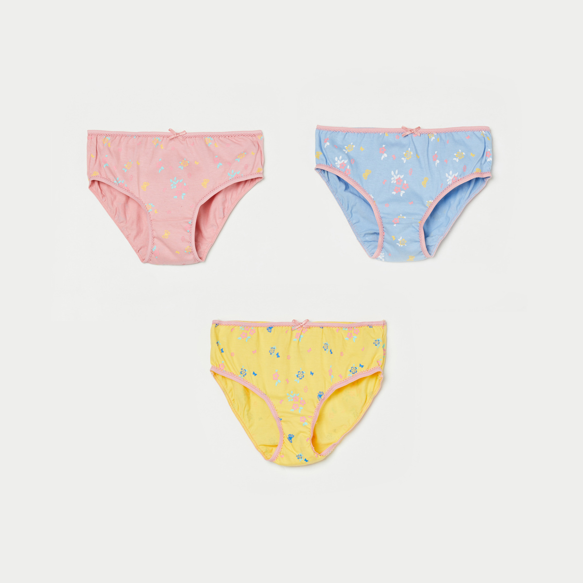 FAME FOREVER Girls Printed Elasticated Panties - Set Of 3