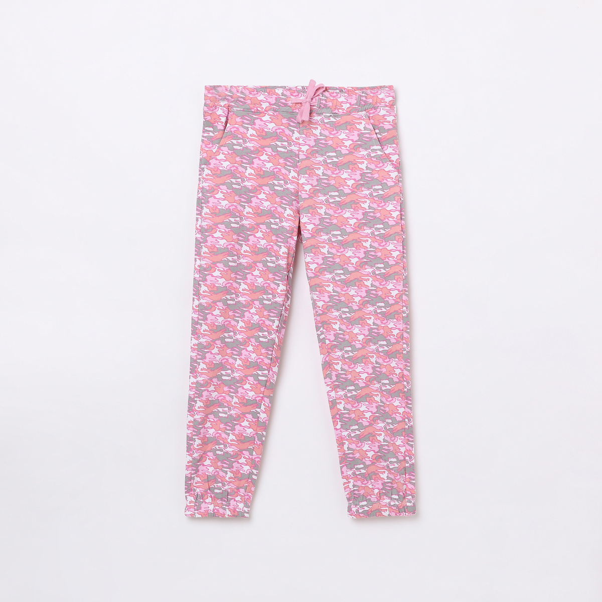 FAME FOREVER ACTIVE Girls Printed Elasticated Track Pants