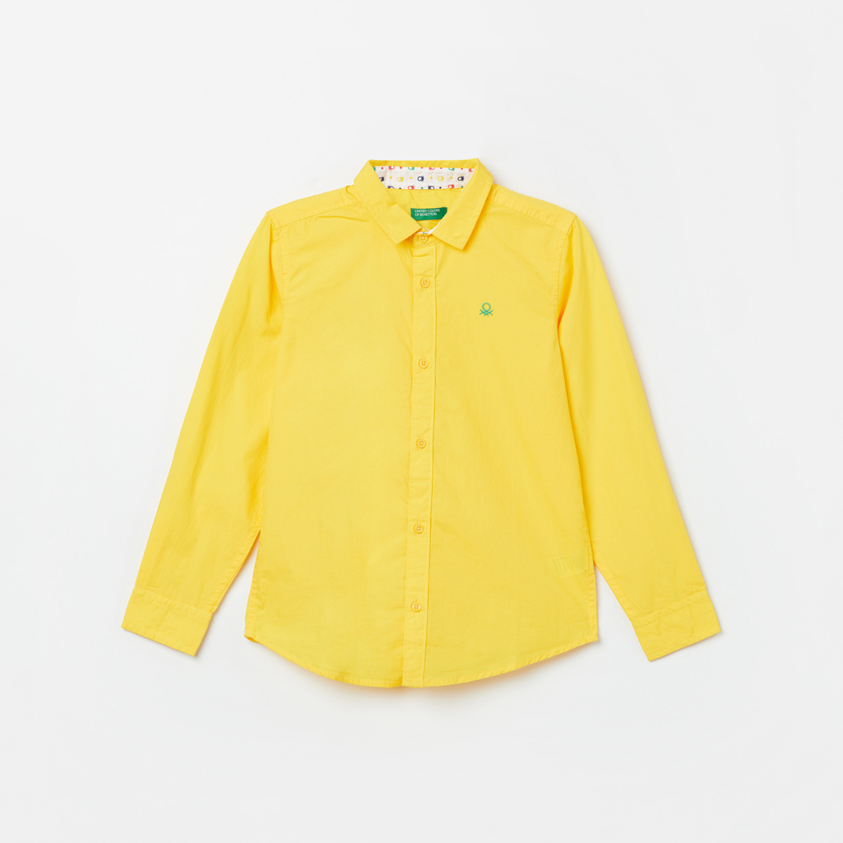 UNITED COLORS OF BENETTON Boys Solid Casual Shirt