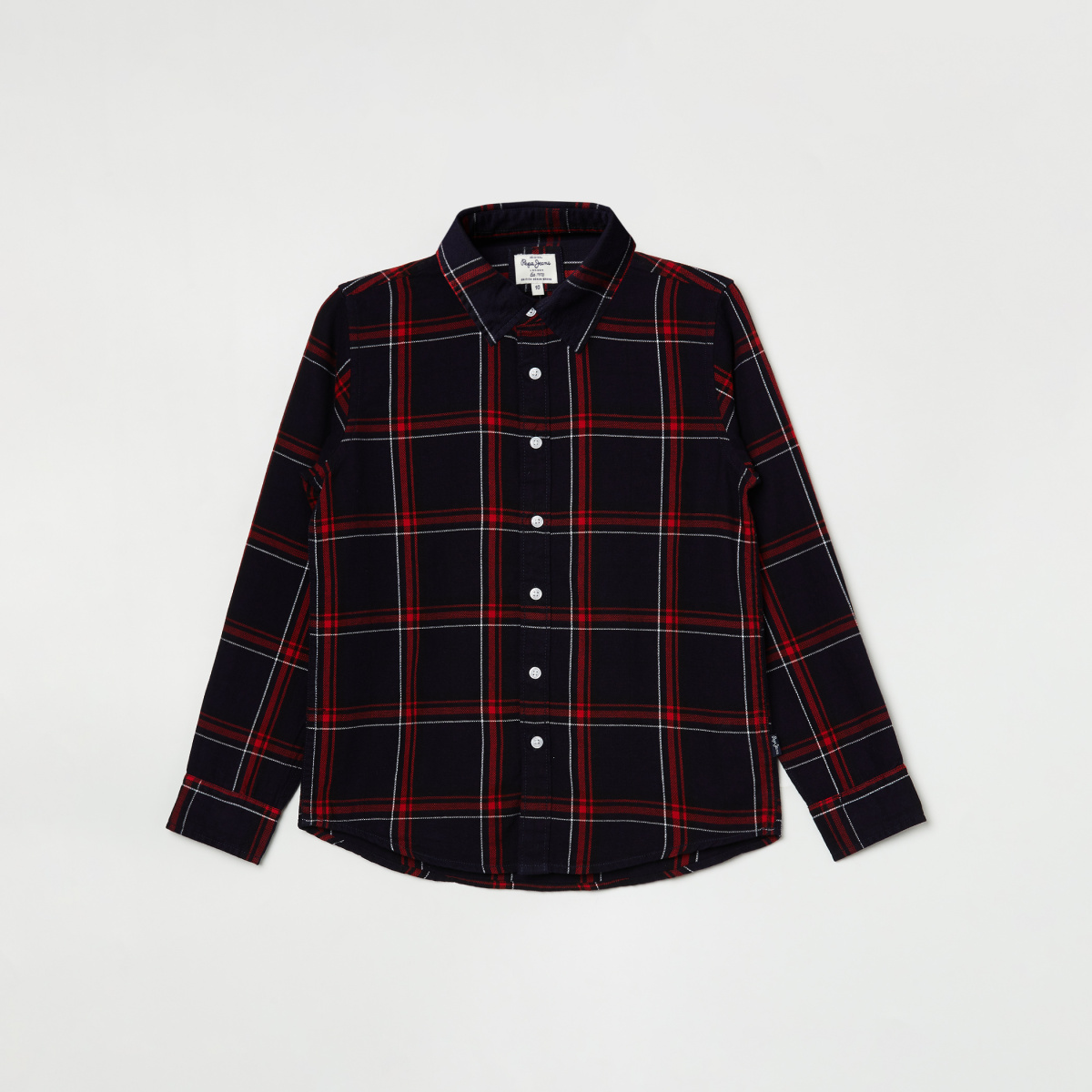 PEPE JEANS Boys Checked Regular Fit Shirt