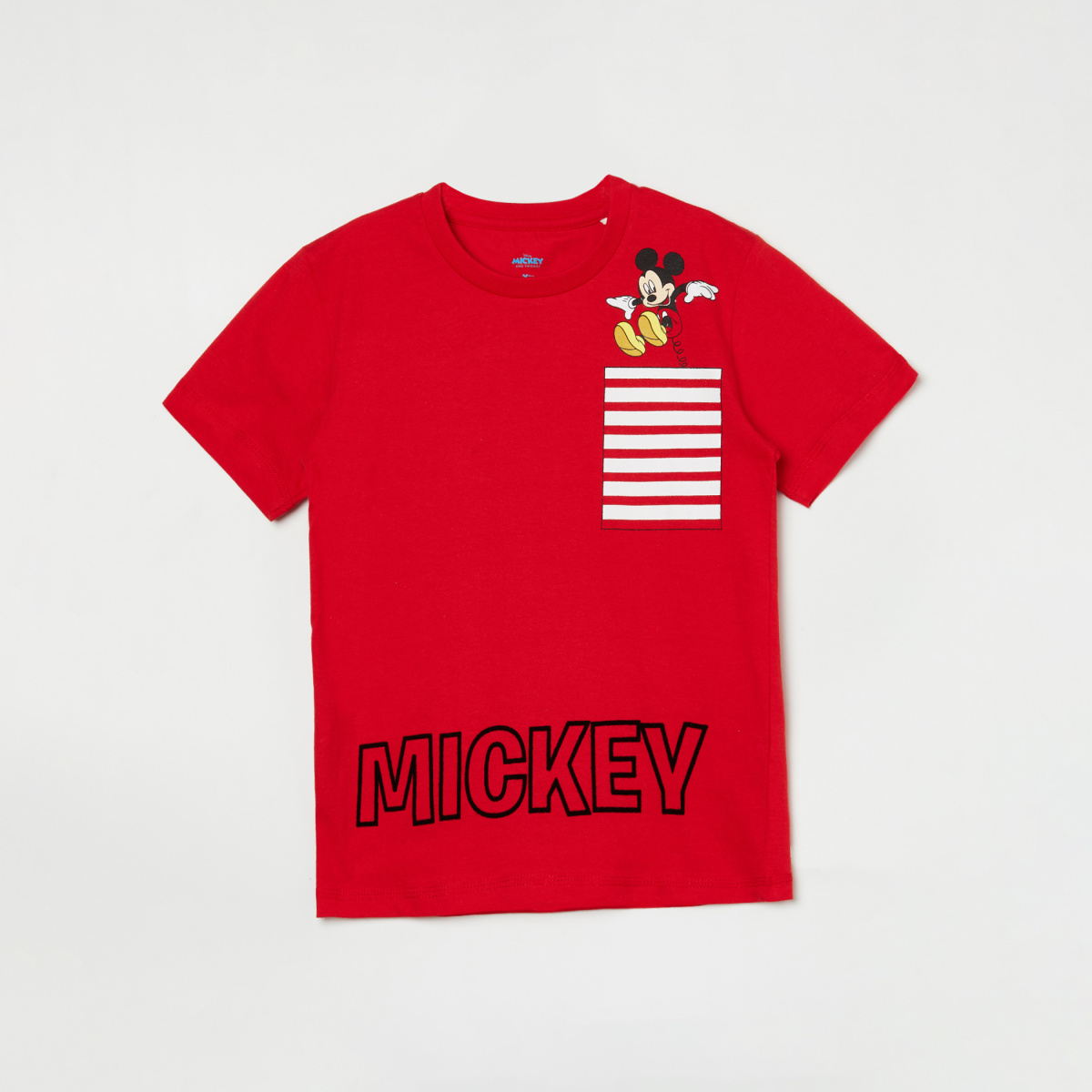 KIDSVILLE Boys Mickey Mouse Printed T-shirt