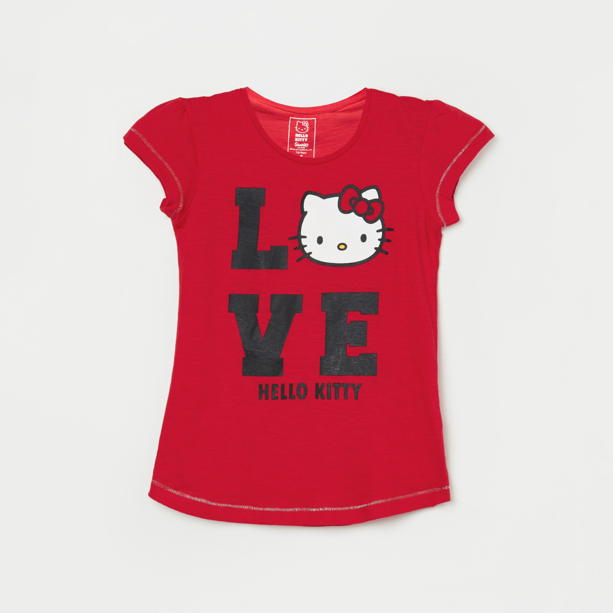 KIDSVILLE Girls Hello Kitty Printed T-shirt