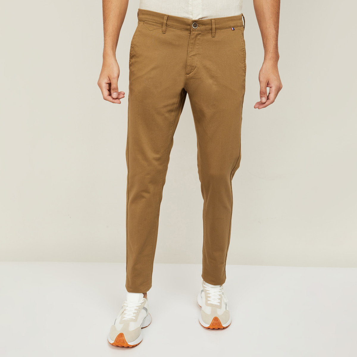 Buy Beverly Hills Polo Club Ecru Skinny Fit Trousers for Mens Online  Tata  CLiQ