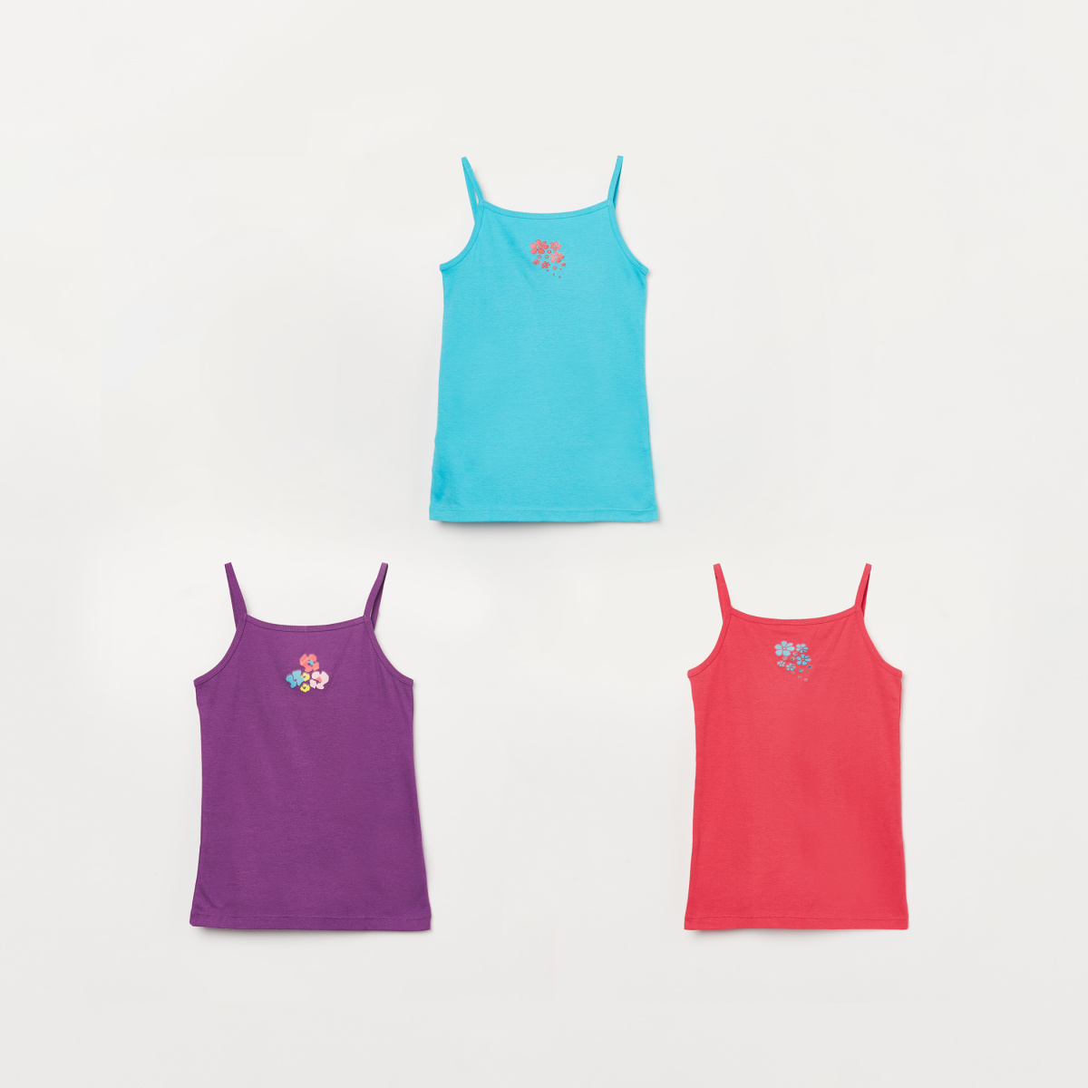 JOCKEY Girls Printed Camisoles - Set of 3, Lifestyle Stores, Sector 4C