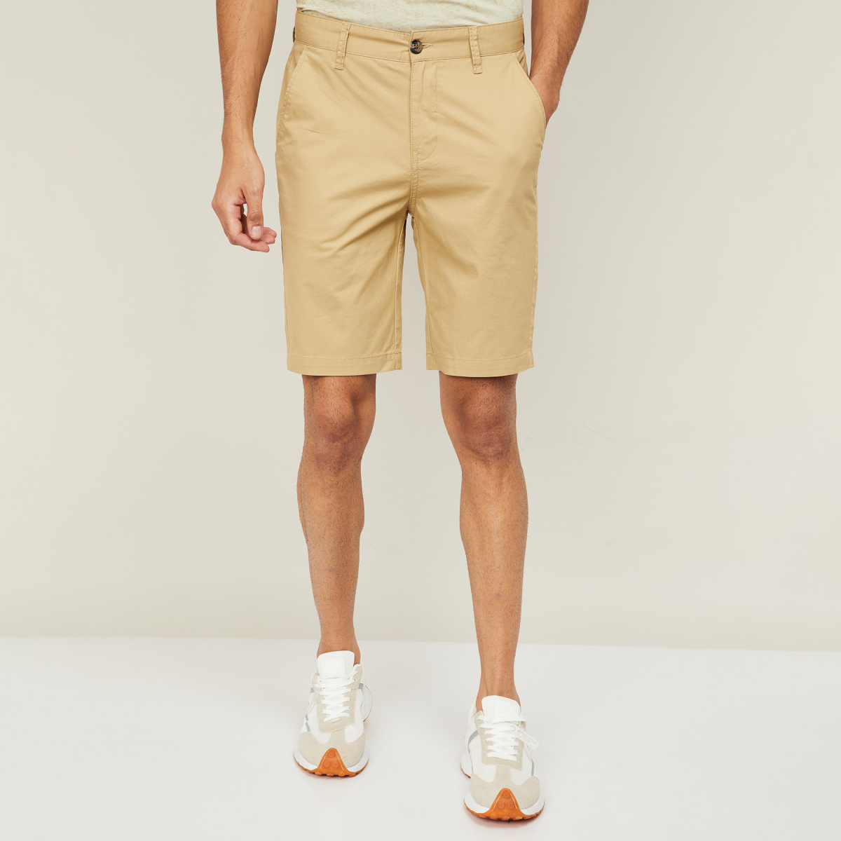 UNITED COLORS OF BENETTON Men Solid Slim Fit Casual Shorts