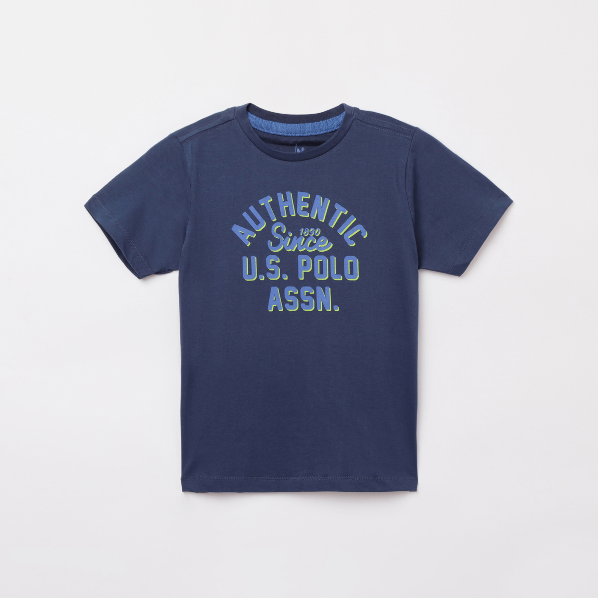 U.S. POLO ASSN. KIDS Boys Printed Crew Neck T-shirt