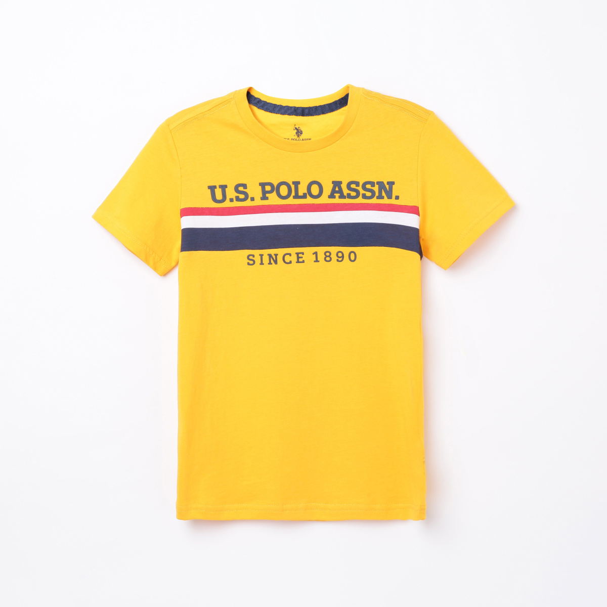 U.S. POLO ASSN. KIDS Boys Printed Crew Neck T-shirt
