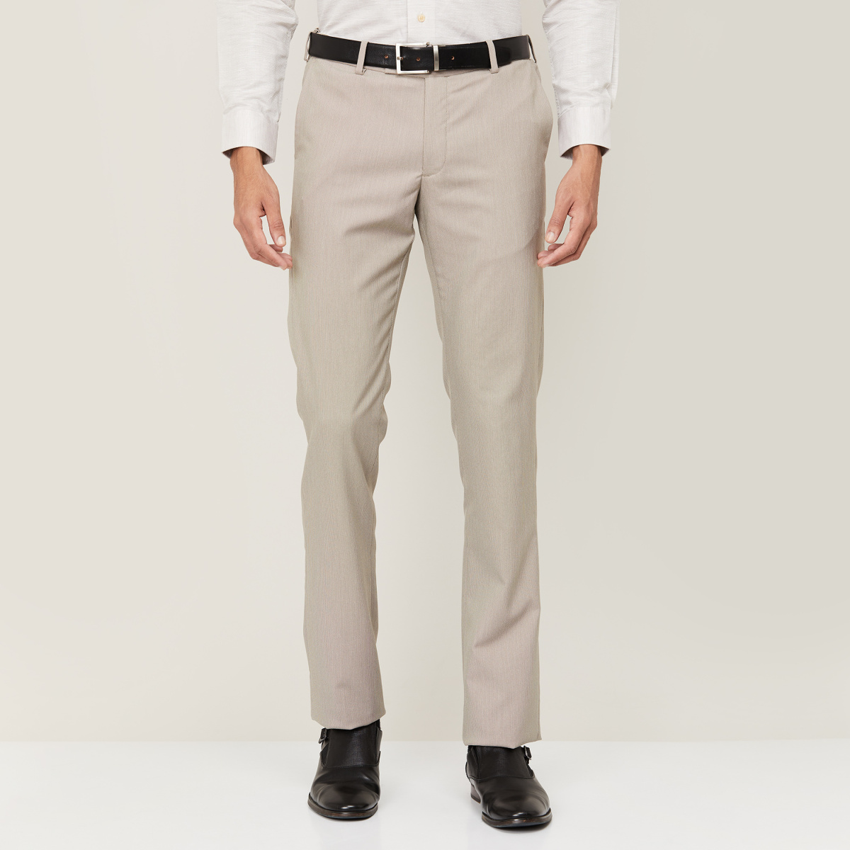 Buy Arrow Men's Relaxed Fit Formal Trousers (ARGT0107B_Beige_32) at  Amazon.in