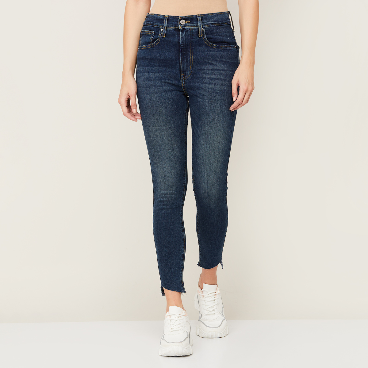 LEVI'S Women Stonewashed Super Skinny Fit Jeans