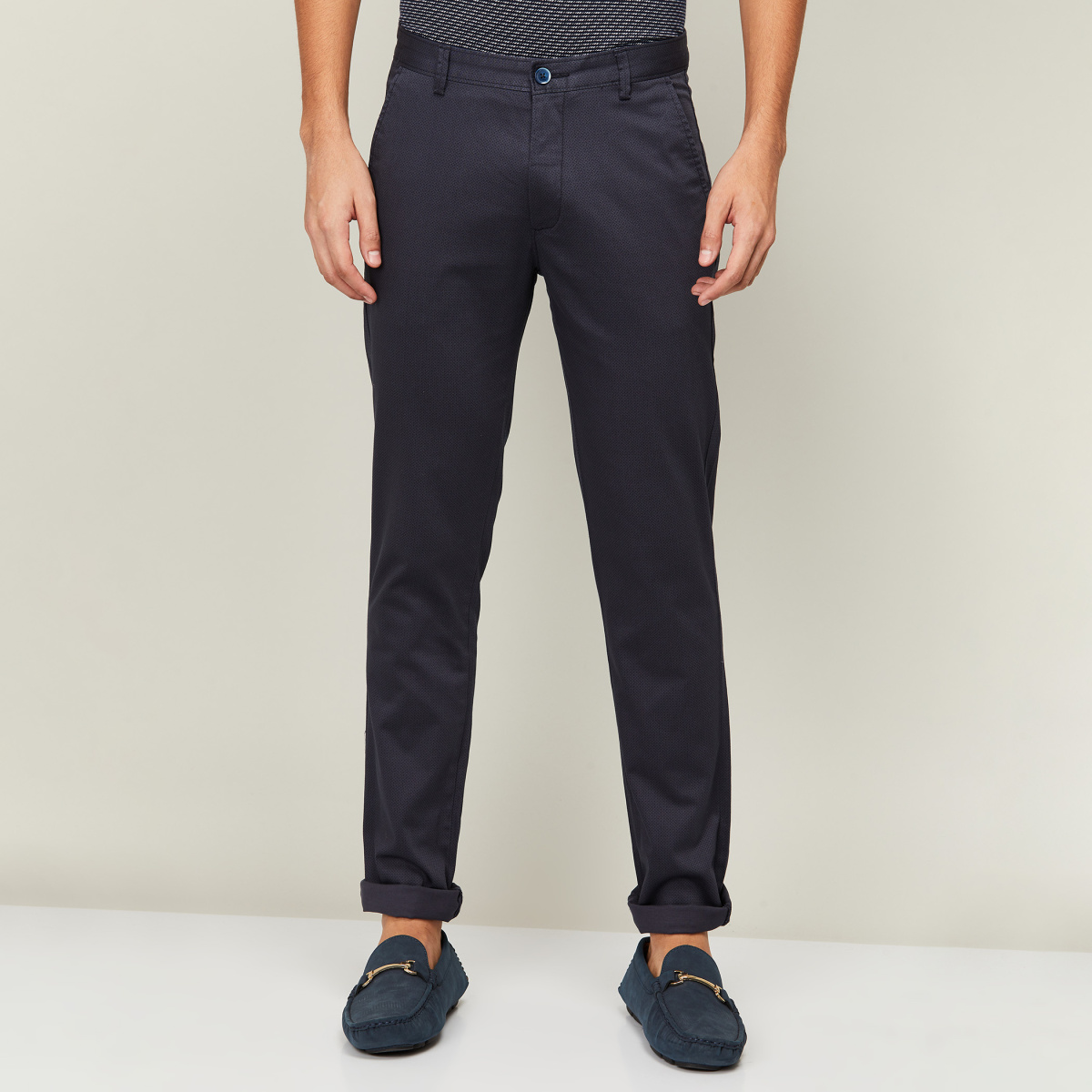 Arrow Sports Casual Trousers  Buy Arrow Sports Men Dark Brown Low Rise  Solid Bronson Slim Fit Casual Trousers Online  Nykaa Fashion