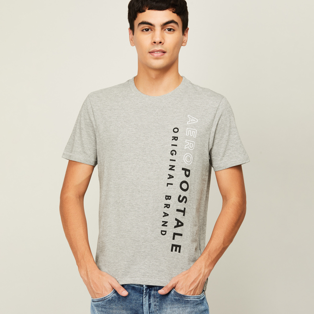 AEROPOSTALE Men Printed Crew Neck T-shirt