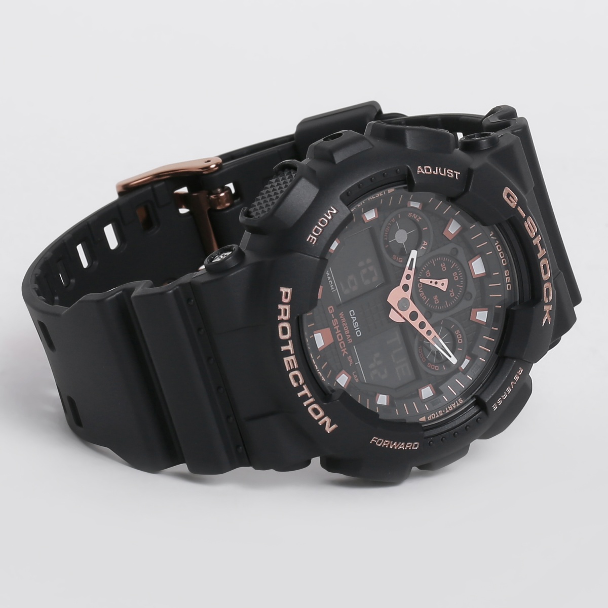 CASIO Men Chronograph Round Analog Dial Watch - GA-100GBX-1A4DR